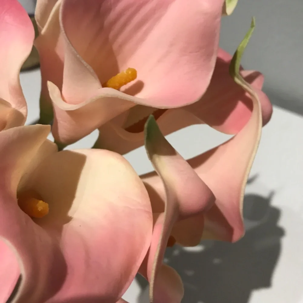 Real Touch Pink Cala Lilies 10 Real Touch Cala Lilies FINAL SALE
